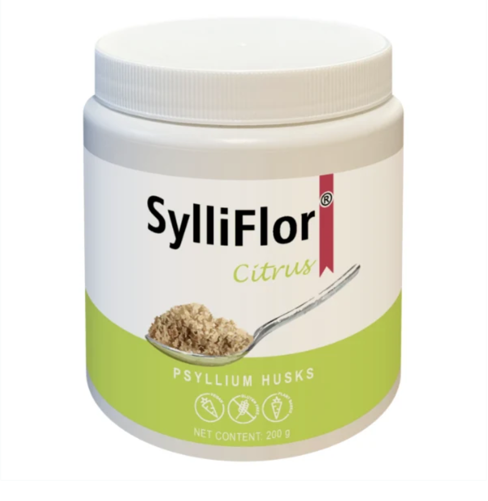 SylliFlor Psyllium Husks - 200g Tub - Citrus