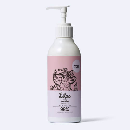 YOPE Lilac and vanilla natural hand and body lotion 300ml