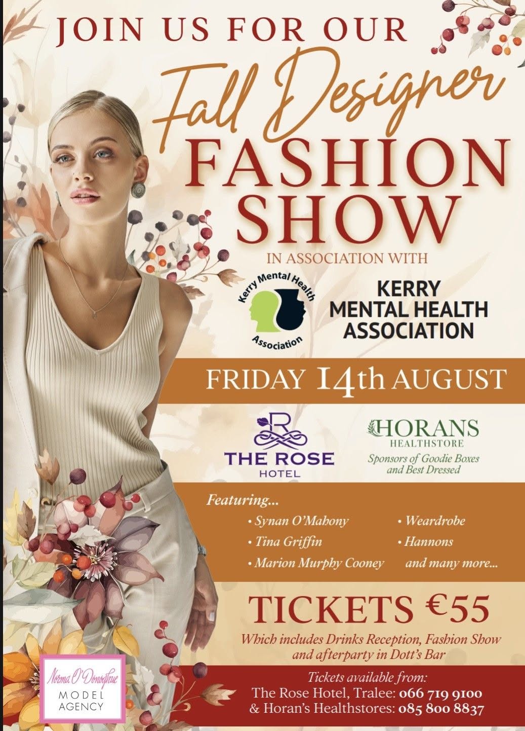 TICKET - Annual Fall Designer Fashion Show  -  Friday, August 14th 2026
