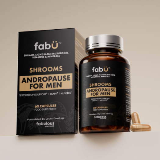 fabÜ SHROOMS ANDROPAUSE FOR MEN 60 caps