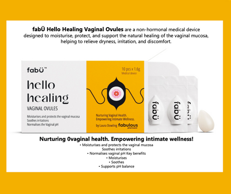 fabÜ Hello Healing Vaginal ovules - 10 ovules - Horans Healthstore