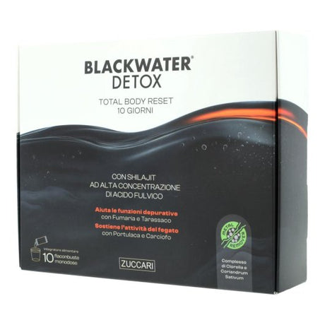Zuccari BlackWater Detox - 10 SACHET PACK - Horans Healthstore