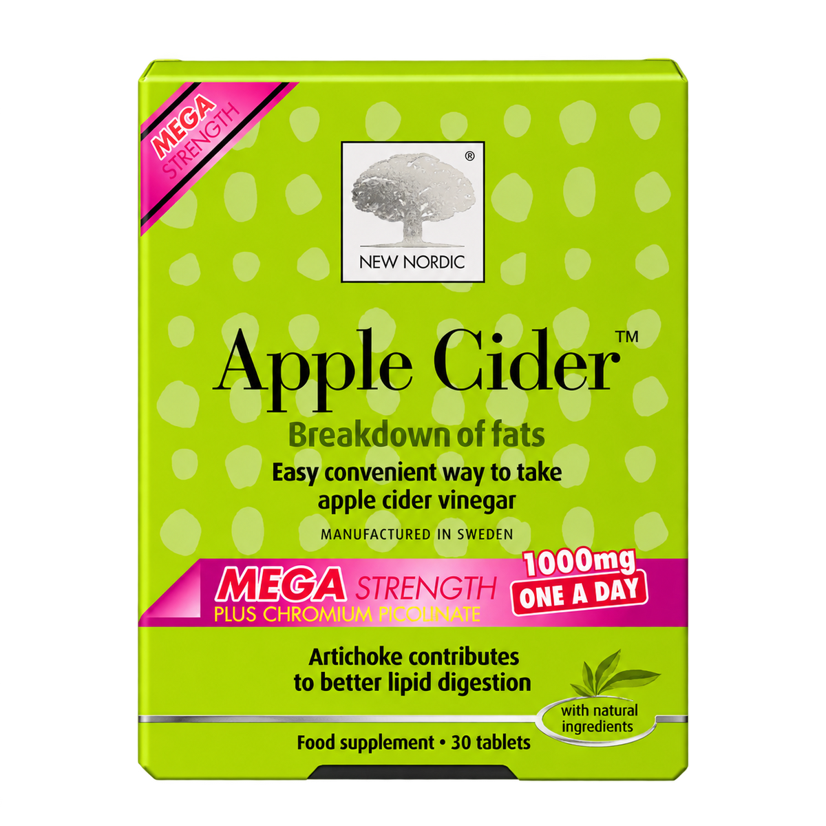 New Nordic Apple Cider Mega Strength 1000mg