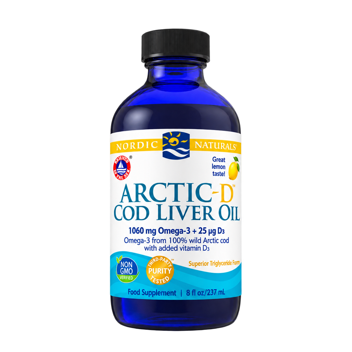 Nordic Naturals  Arctic-d Cod Liver Oil 237 Ml
