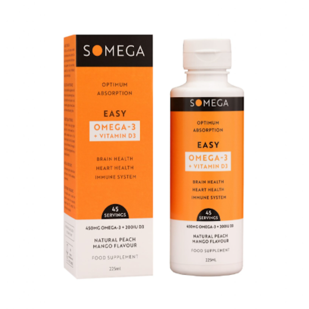 SOMEGA Easy Omega-3 + Vitamin D3 225ml  Horan's Healthstores