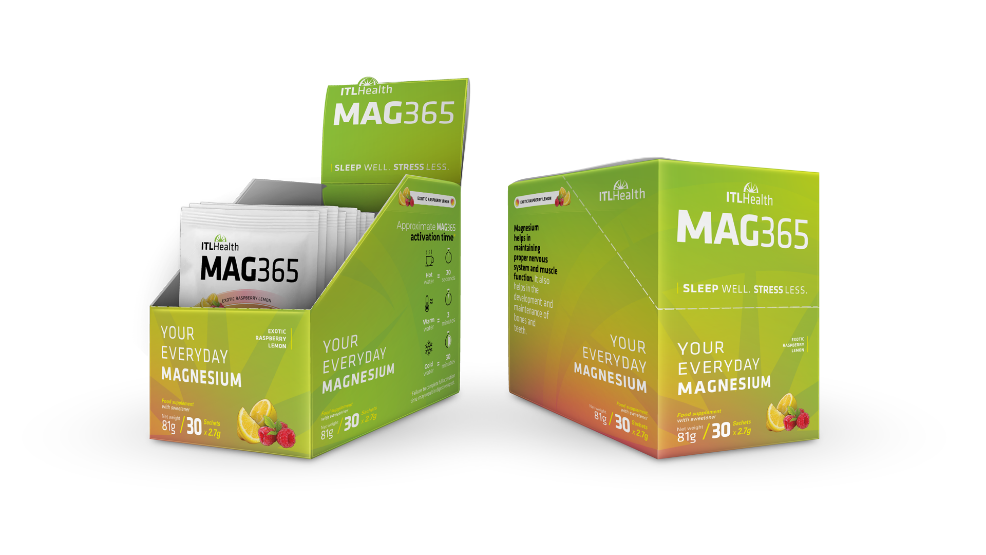 ITL Health MAG365 Single Serve Sachets 30 x 3g Sachets