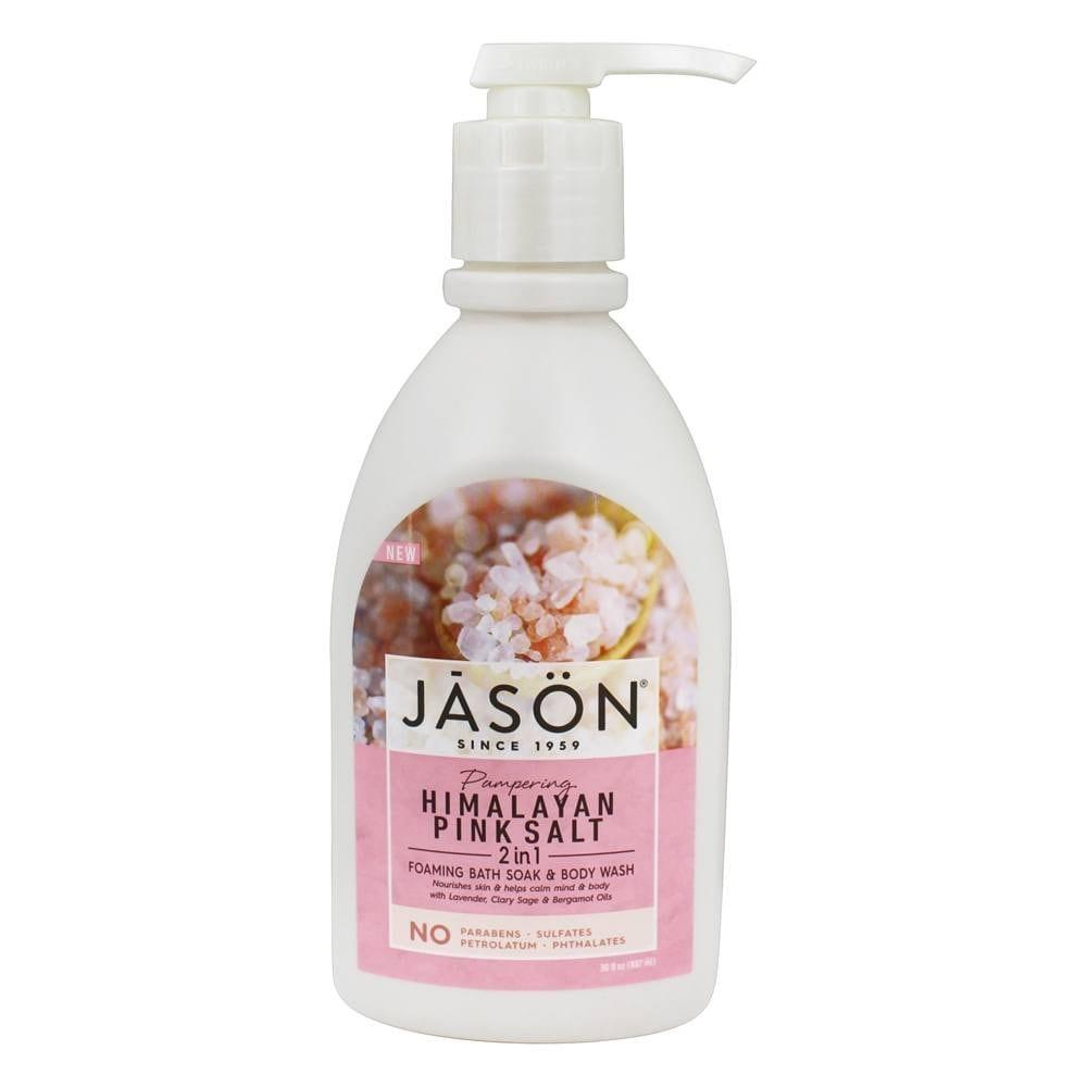 Jason Himalayan Pink Salt 2In1 Foaming Bath Soak & Body Wash 887ML - Horans Healthstore