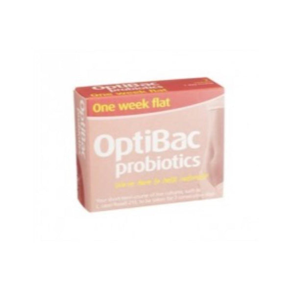 Optibac Probiotics One Week Flat 7 Sachets - Horans Healthstore