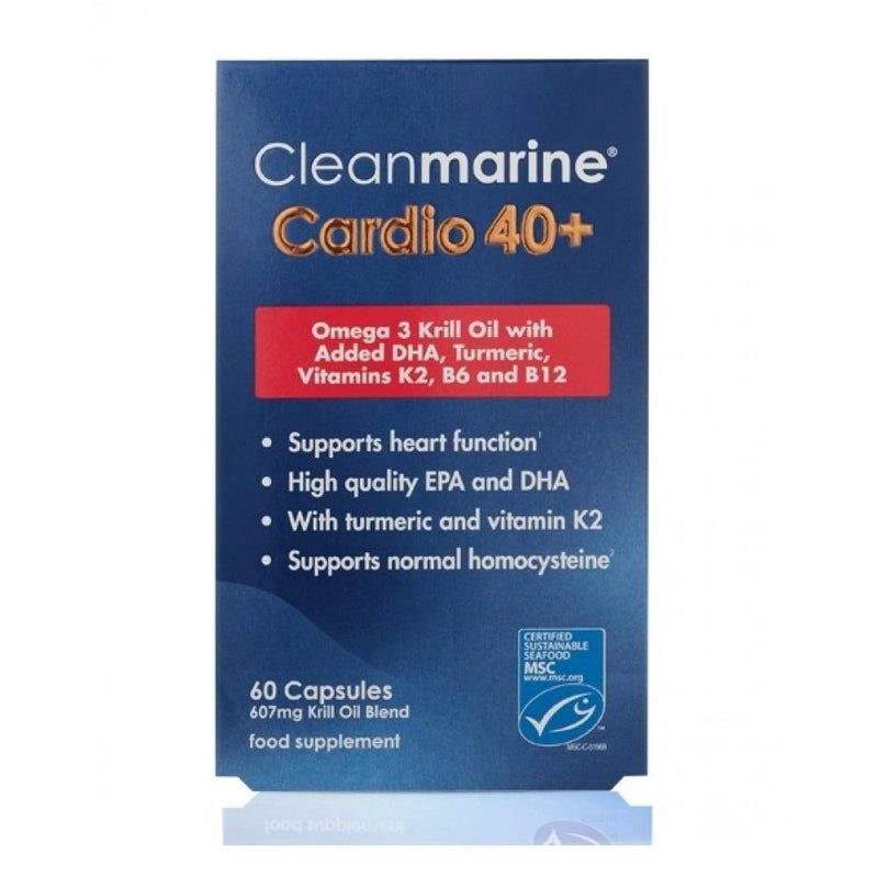 Cleanmarine Cardio 40+ - 60 Caps - Horans Healthstore