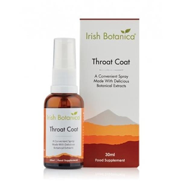 Irish Botanica Throat Coat Spray 30ml - Horans Healthstore