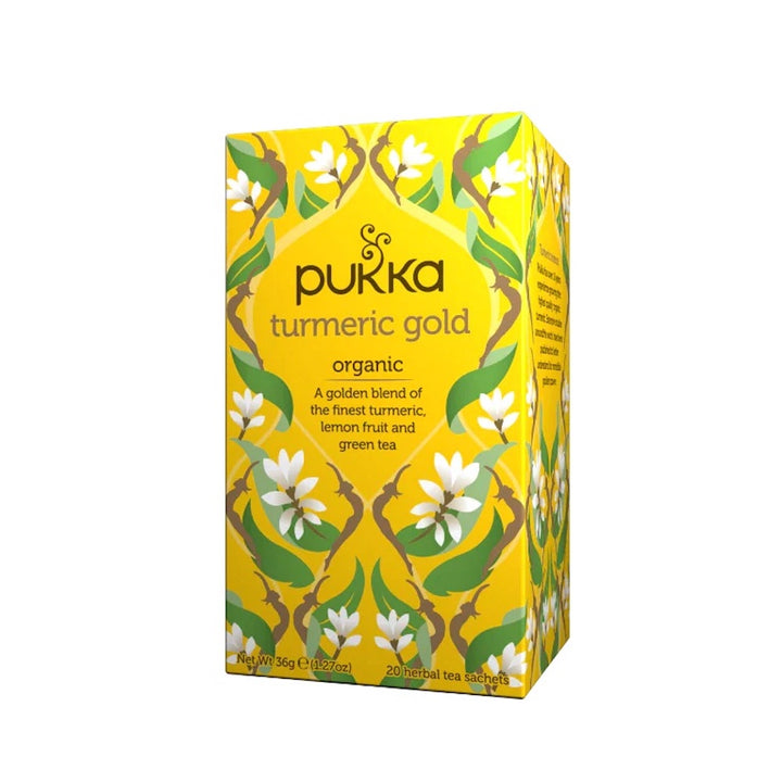 Pukka Turmeric Gold Tea 20 Sachets - Horans Healthstore