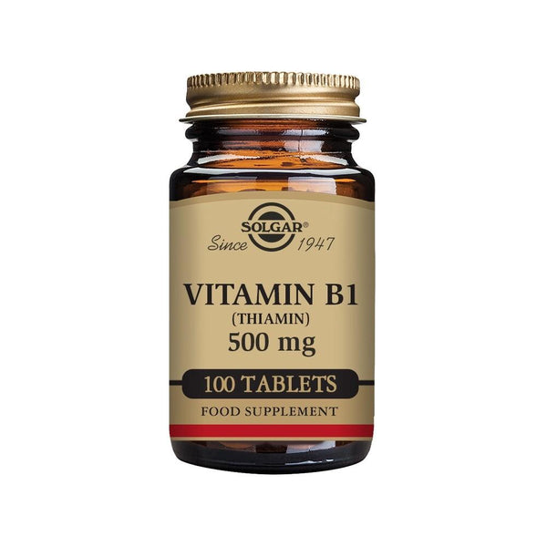 Solgar Vitamin B1 (thiamin) 500 Mg Tablets  - Pack Of 100 - Horans Healthstore