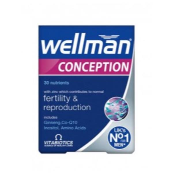 Vitabiotics Wellman Conception 30 Tabs - Horans Healthstore