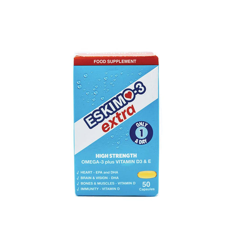 Eskimo Extra With Vitamin D3 & E - One-a-day 50caps - Horans Healthstore