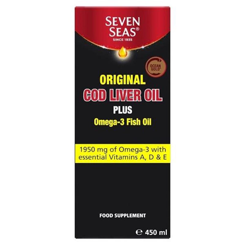 SEVEN SEAS ORIGINAL COD LIVER OIL 450ML - Horans Healthstore