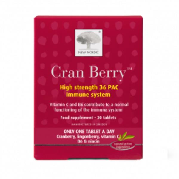 New Nordic CranBerry 30 Tablets - Horans Healthstore