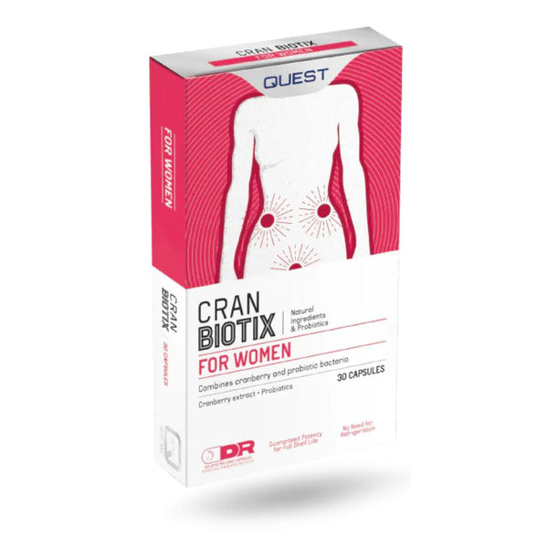 Quest Cranbiotix 30 Capsules - Horans Healthstore