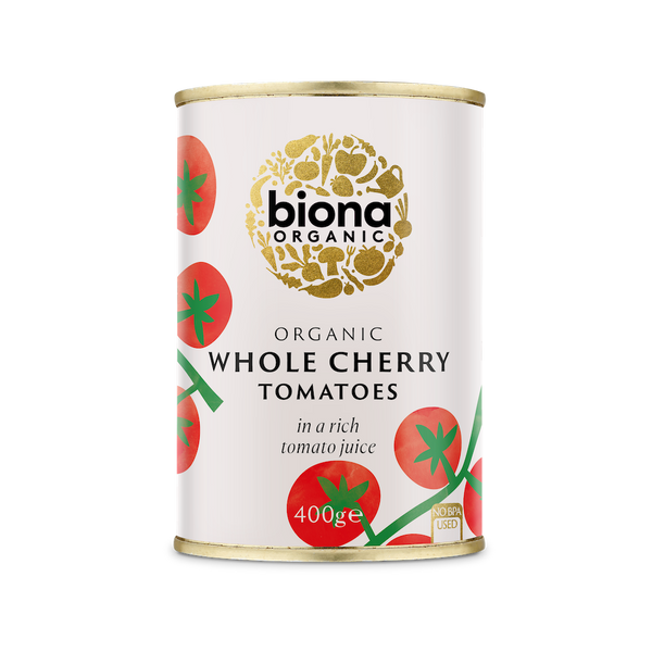 Biona Organic  Whole Cherry Tomatoes 400g