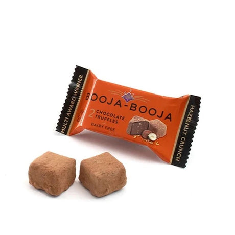 Booja Booja Hazelnut Crunch Chocolate Truffles 23g (2) - Horans Healthstore