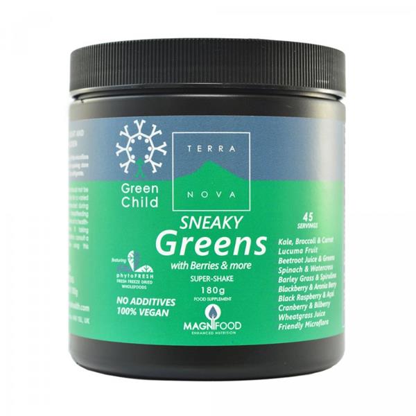 Terranova Green Child Sneaky Greens With Berries & More 180g - Horans Healthstore