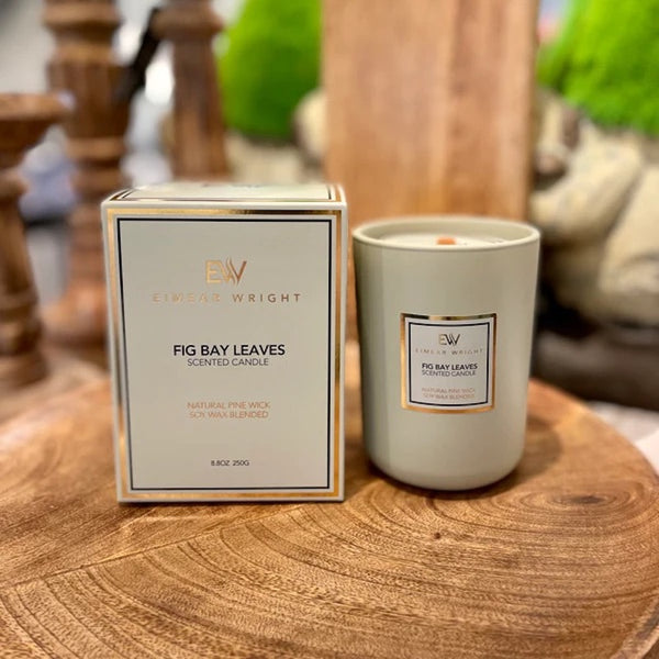Eimear Wright Fig Bay Leaves Candle 250g - Horans Healthstore