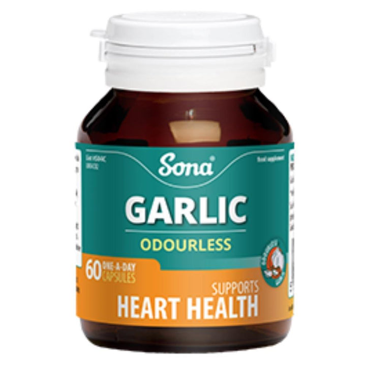 Sona Garlic Odourless 60 Caps - Horans Healthstore