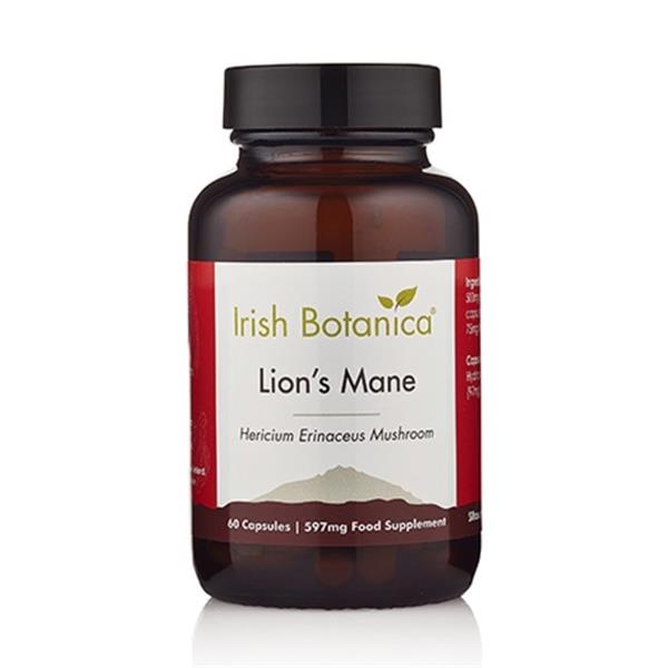 Irish Botanica Lion’s Mane Mushroom - 60 Caps - Horans Healthstore