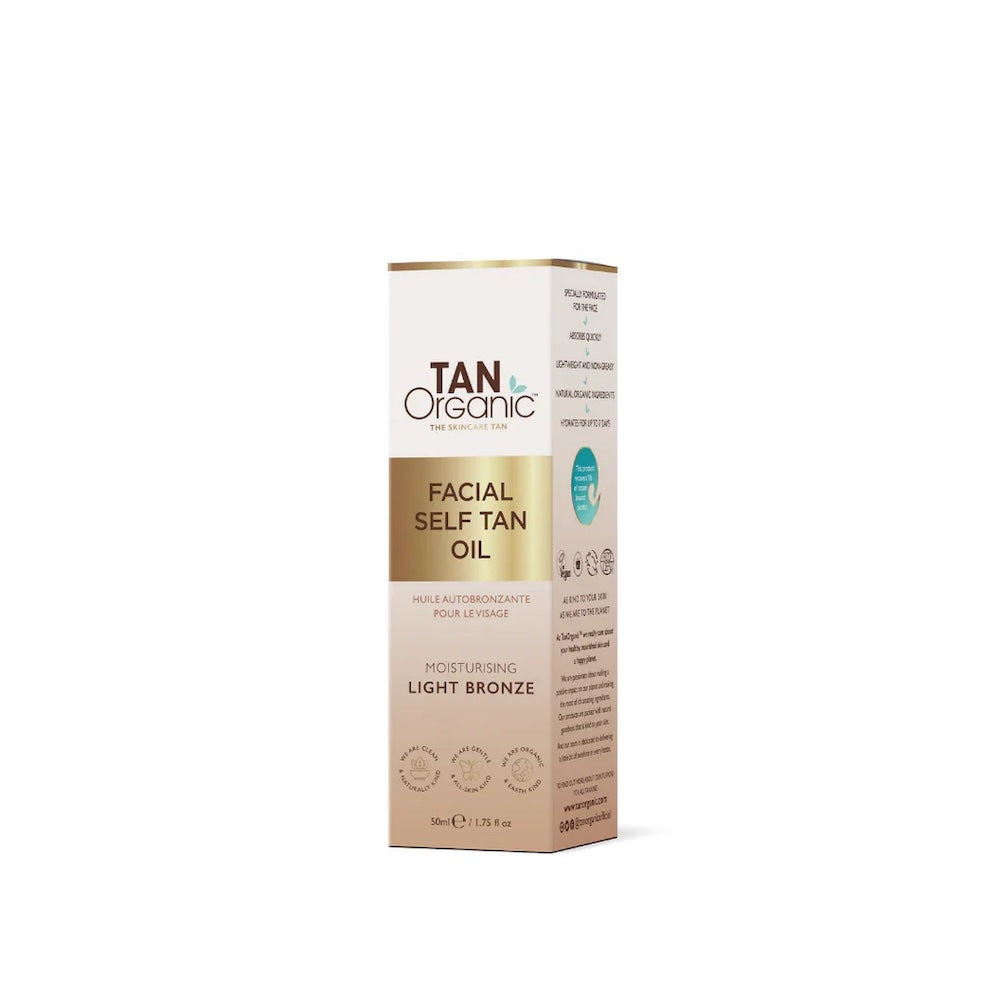 Tanorganic Moisturising Facial Tan Oil - 50ml - Horans Healthstore
