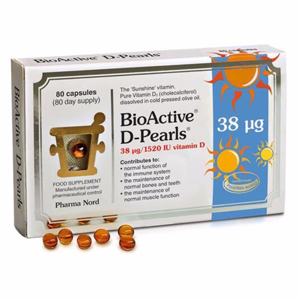 Pharma Nord Bioactive Vitamin D Pearls 38ug 80 Caps - Horans Healthstore