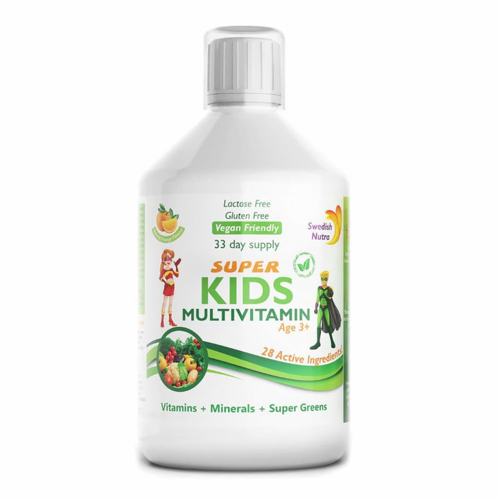 Swedish Nutra Super Kids Multivitamin 500ml - Horans Healthstore