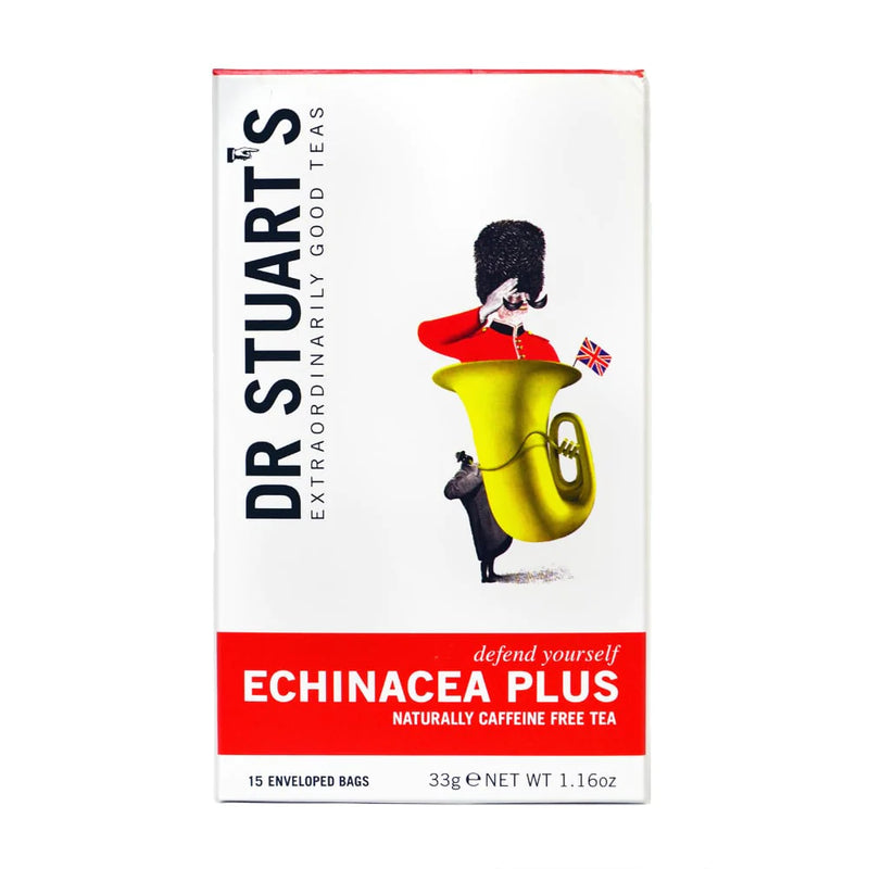 Dr. Stuart's Echinacea Plus Tea 15 Enveloped Bags - Horans Healthstore