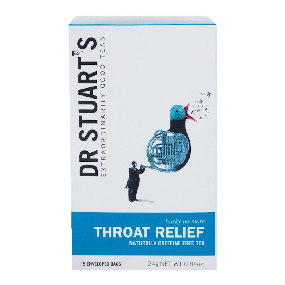 Dr. Stuart’s Throat Relief 15 Enveloped Bags - Horans Healthstore