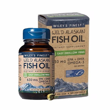 Wiley's Finest Easy To Swallow Minis 450mg 60 Caps - Horans Healthstore