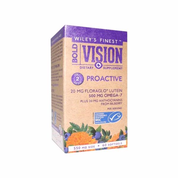 Wiley's Finest Bold Vision Proactive 550mg 60 Caps - Horans Healthstore