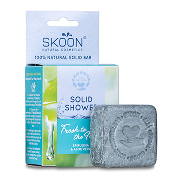 Skoon Solid Shower Bar - Fresh To The Max 90g - Horans Healthstore