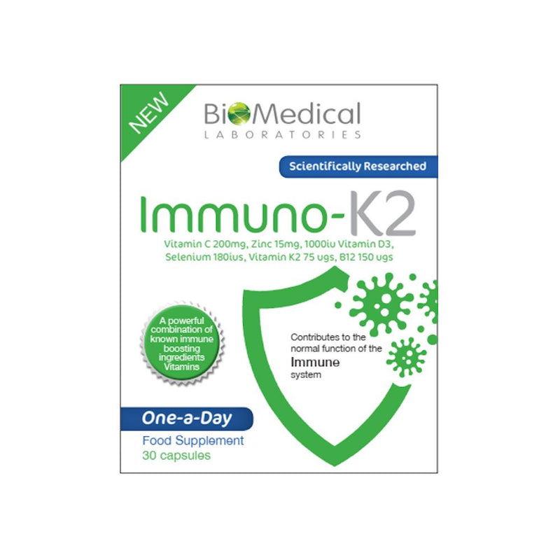 Biomedical Laboratories  Immuno-k2 – Immune Boosting 30s - Horans Healthstore