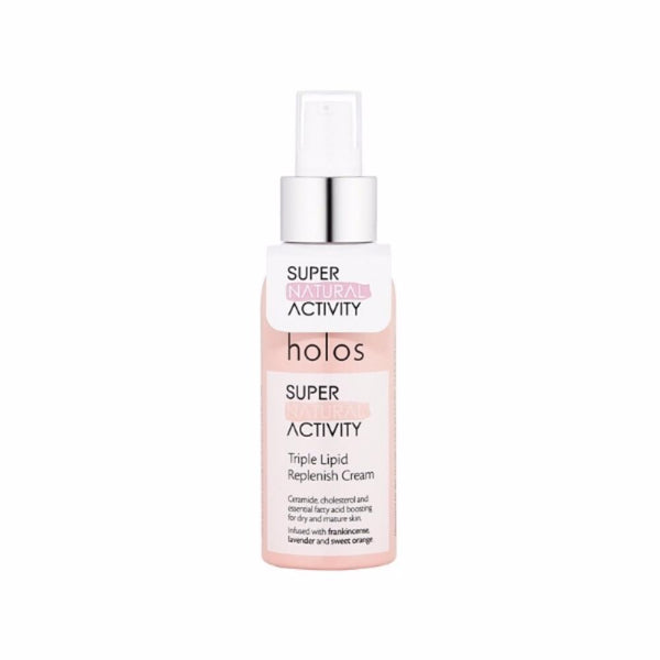 Holos Skincare Super Natural Activity Triple Lipid Replenish Cream 100Ml - Horans Healthstore