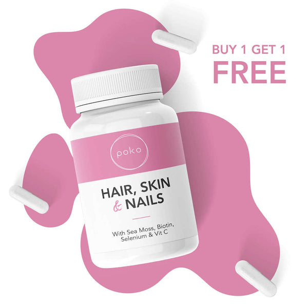 POKO Hair, Skin & Nails Supplement 60s - BUY ONE GET ONE FREE