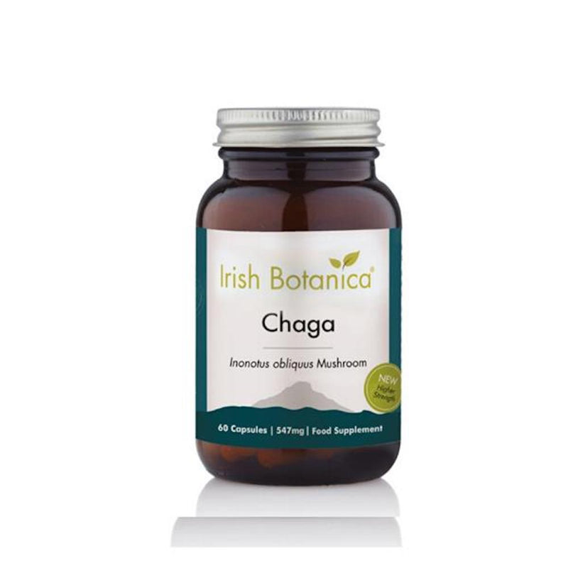 Irish Botanica® Chaga Mushroom - 60 Caps - Horans Healthstore