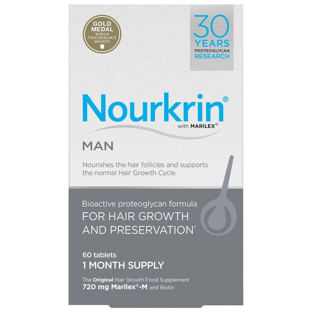 Nourkrin Man Hair Preservation 1 Month Supply 60 Tablets - Horans Healthstore