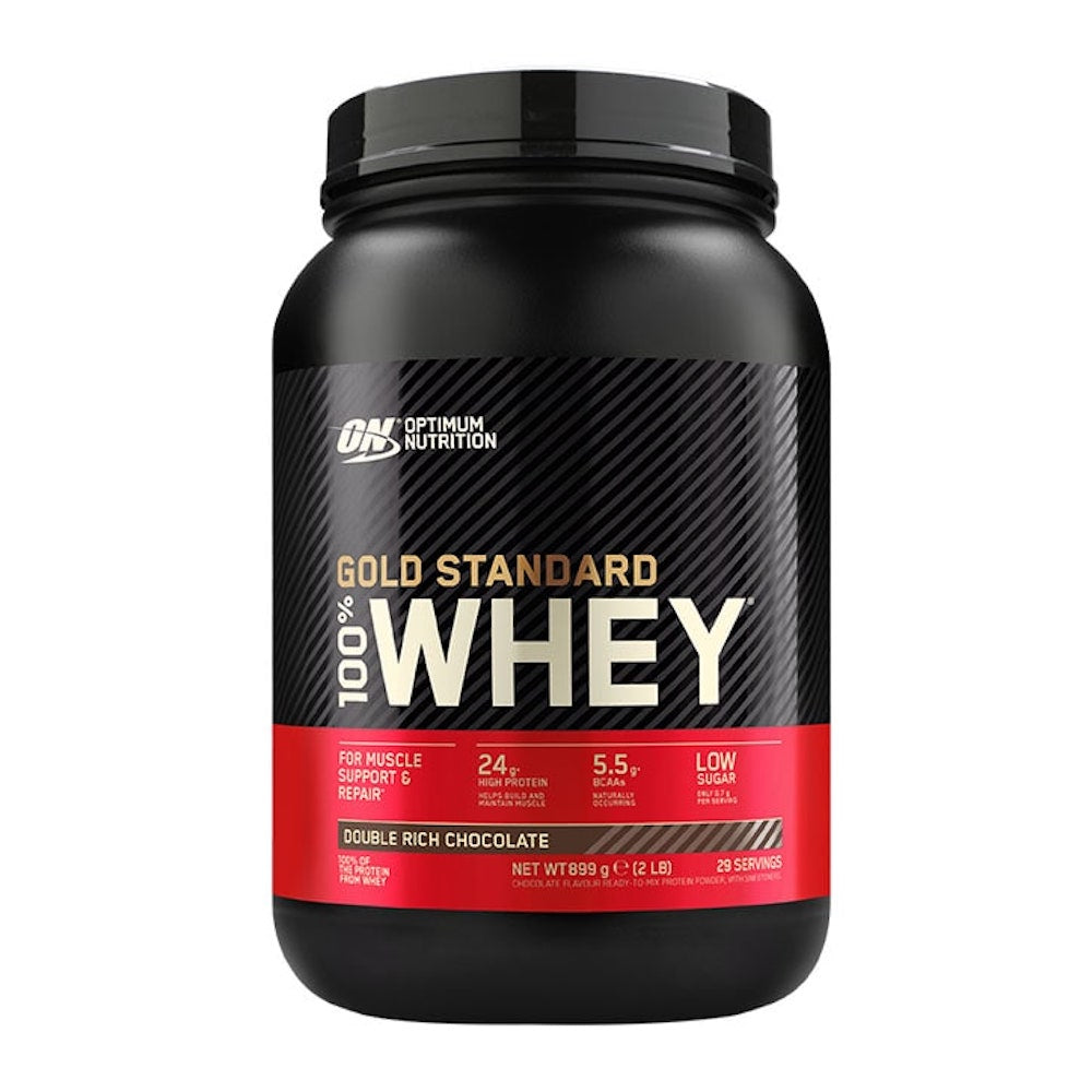Optimum Nutrition Gold Standard 100% Whey Powder Double Rich Chocolate 908g - Horans Healthstore