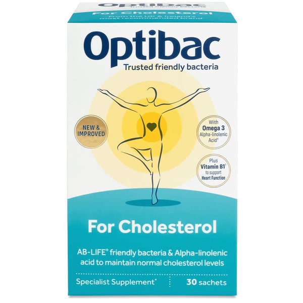 Optibac For Your Cholesterol Probiotics 30 Sachets - Horans Healthstore