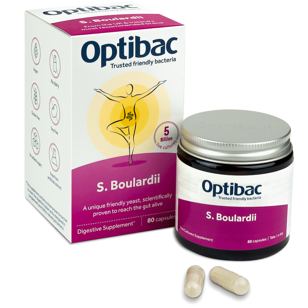 Optibac Probiotics Saccharomyces Boulardii 80s - Horans Healthstore