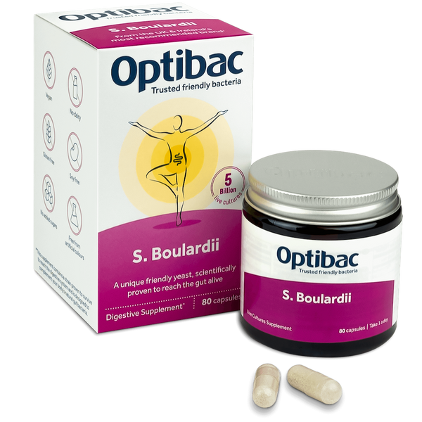 Optibac Probiotics Saccharomyces Boulardii 80s - Horans Healthstore