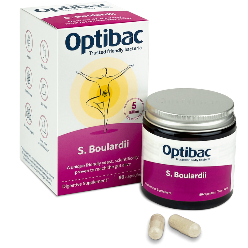 Optibac Probiotics Saccharomyces Boulardii 80s - Horans Healthstore