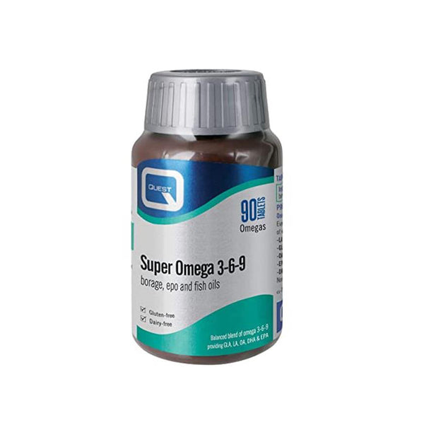Quest Super Omega 3-6-9 Pack Of 90 Capsules - Horans Healthstore