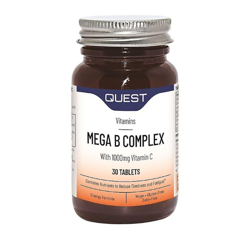 Quest Mega B Complex + Vitamin C 1000mg Extra Fill 30+15 - Horans Healthstore