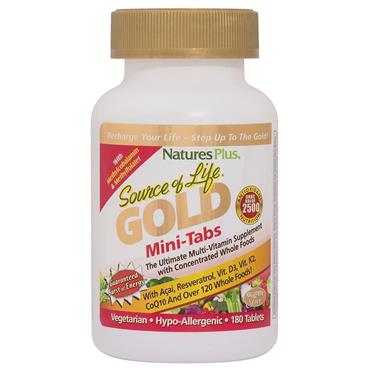 Natures Plus Source Of Life Gold Mini-tabs 180s - Horans Healthstore