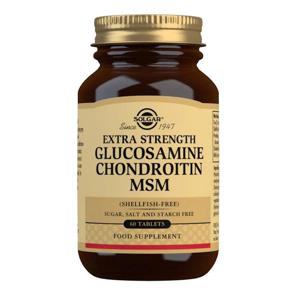 Solgar Extra Strength Glucosamine Chondroitin Msm 60tabs - Horans Healthstore