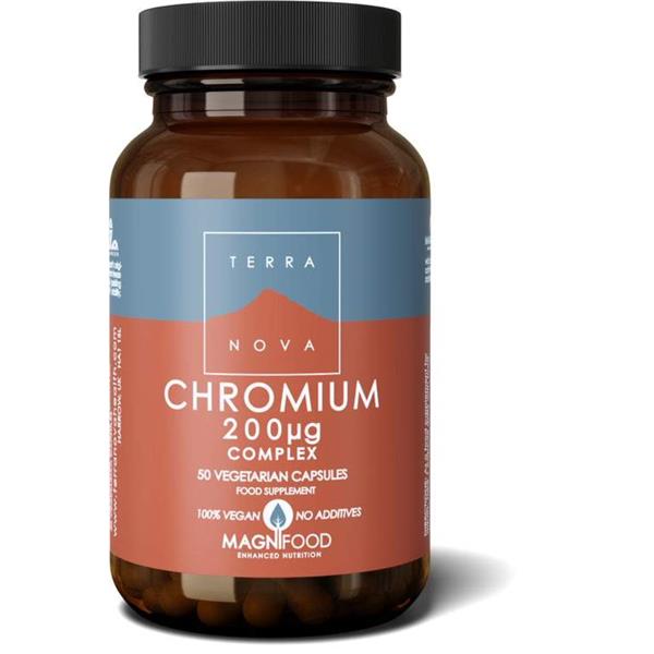 Terra Nova Chromium 200ug Complex Veg Caps 50s - Horans Healthstore